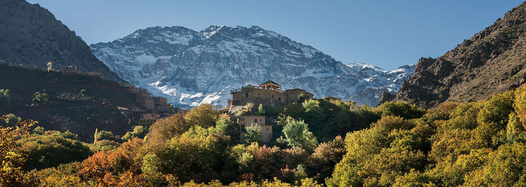 Kasbah du Toubkal from Imlil
