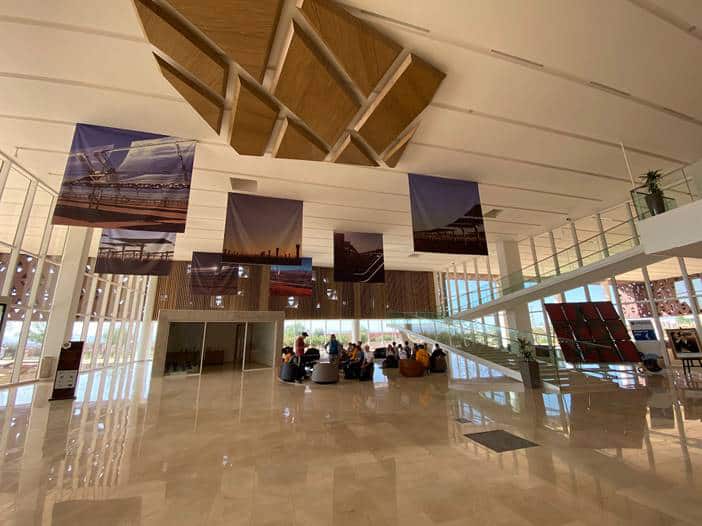 The visitors' centre